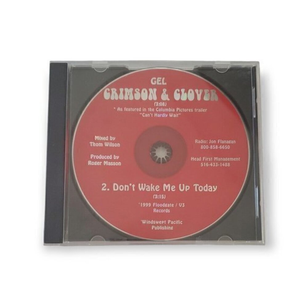 Gel - Crimson & Clover [Promotional‎ CD]